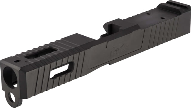 TRYBE Defense Glock 19 Pistol Slide Glock 19 Gen 3 DeltaPoint Pro Cut Black No Base Plate Included - Trybe Defense