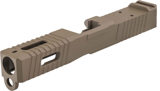 TRYBE Defense Glock 19 Pistol Slide Glock 19 Gen 3 Viper Cut FDE Cerakote No Base Plate Included - Trybe Defense
