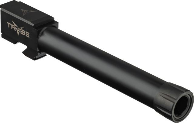 TRYBE Defense Grade Threaded Pistol Barrel 9/16 x 24 Thread Glock 22 .40 S&W Black Nitride - Trybe Defense