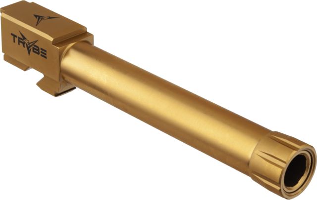 TRYBE Defense Grade Threaded Pistol Barrel, 9/16 x 24 Thread, Glock 22 .40 S&W, Gold TIN in stock best price, deal
