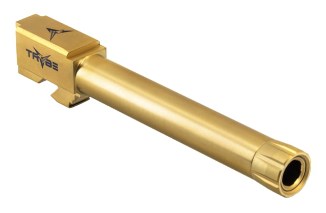 TRYBE Defense Grade Threaded Pistol Barrel, Glock 17, 1/2 x 28 Thread, Gold TIN in stock best price, deal