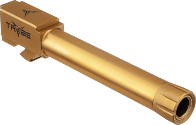TRYBE Defense Grade Threaded Pistol Barrel, Glock 19/19, 1/2 x 28 Thread, Gold TIN in stock best price, deal