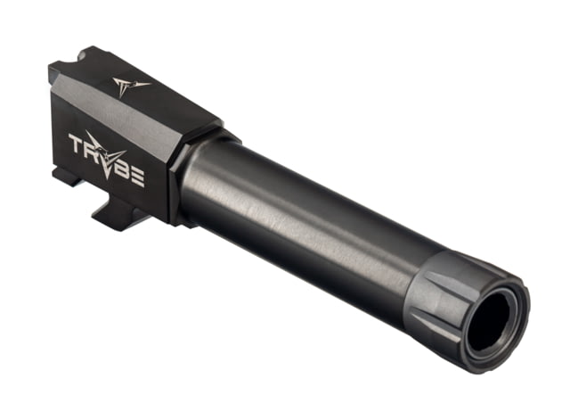 TRYBE Defense Grade Threaded Pistol Barrel S&W M&P Shield 1/2 x 28 Thread Titanium DLC - Trybe Defense