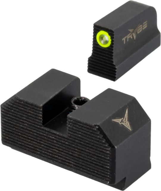 USED TRYBE Defense High Glow 1-Dot Tritium Night Sights for Glock 17/19/22/23/24/26/27/33/34/35/37/38/39 Mid Black 1DTSG-MD EDEMO3 Used Condition Like - Trybe Defense
