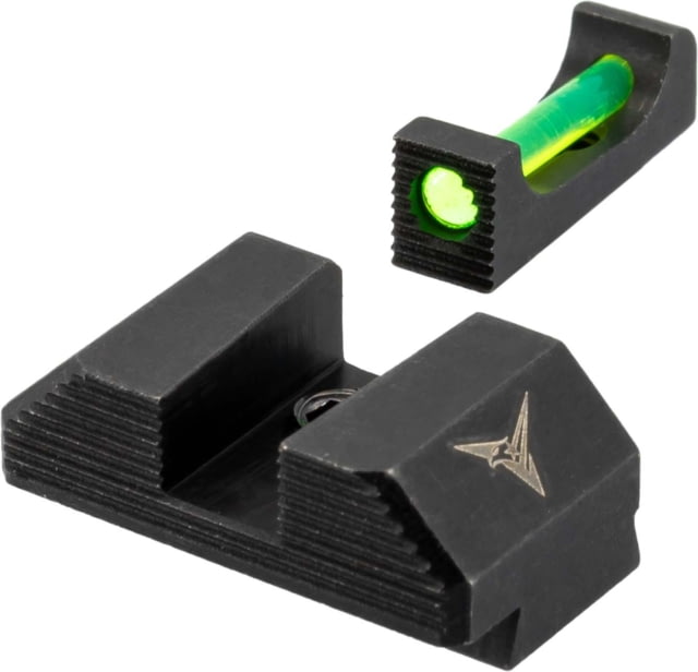 TRYBE Defense High Glow Fiber Optic Night Sights for Glock 17/19/22/23/24/26/27/33/34/35/37/38/39 & SIG P320/P365 Standard Black - Trybe Defense