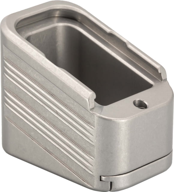 TRYBE Defense Magazine Extension Base Pad Glock 17/17L/19X/22/34/45 9mm/.40 S&W 4/5-Round Aluminum - Trybe Defense