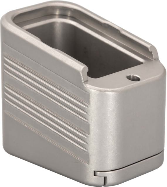 TRYBE Defense Magazine Extension Base Pad Glock 19/23/26/27 9mm/.40 S&W 4/5-Round Aluminum - Trybe Defense