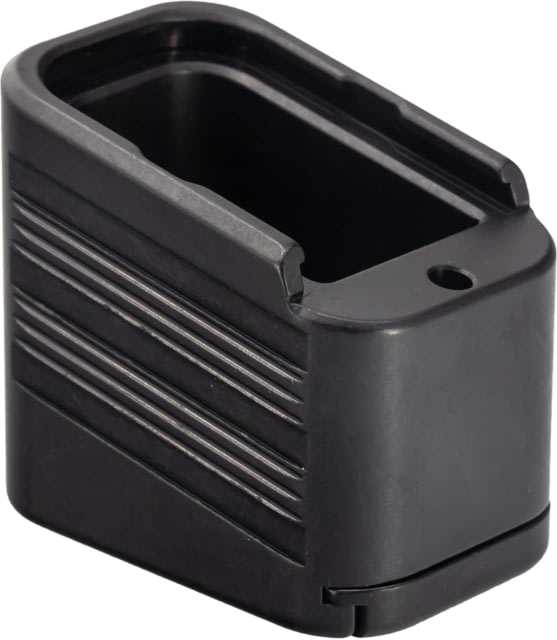 TRYBE Defense Magazine Extension Base Pad Glock 19/23/26/27 9mm/.40 S&W 4/5-Round Black - Trybe Defense