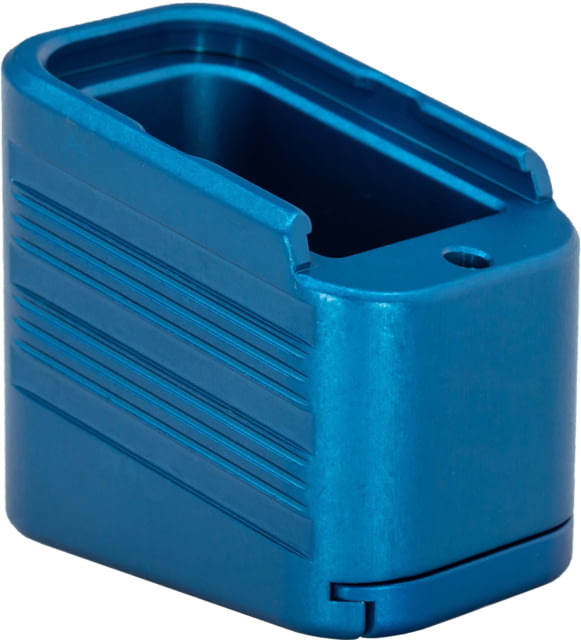 TRYBE Defense Magazine Extension Base Pad Glock 19/23/26/27 9mm/.40 S&W 4/5-Round Blue - Trybe Defense