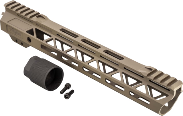 TRYBE Defense Magnite Go Fast Ultra Lightweight Handguard Cut Top Rail M-LOK FDE 12in - TRYBE Defense