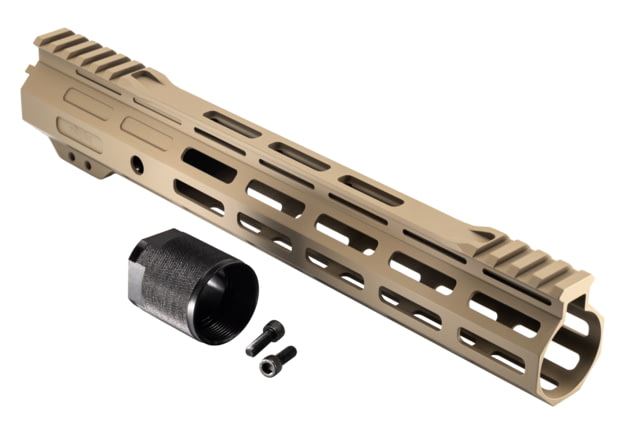 USED TRYBE Defense Magnite Go Fast Ultra Lightweight Handguard Cut Top Rail M-LOK FDE 12in MGHDG-V2-12CR-FDE EDEMO2 Used Condition Fair - TRYBE Defense