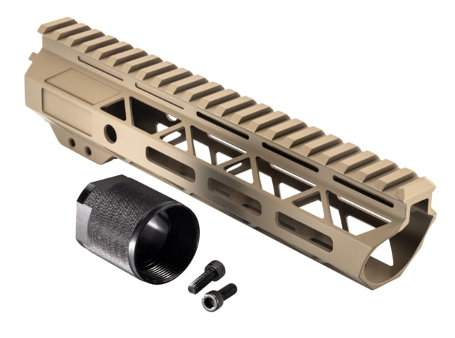 TRYBE Defense Magnite Go Fast Ultra Lightweight Handguard Cut Top Rail M-LOK FDE 9in - TRYBE Defense