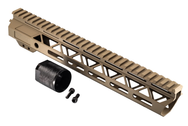 USED TRYBE Defense Magnite Go Fast Ultra Lightweight Handguard Full Top Rail M-LOK FDE 12in MGHDG-V2-12FR-FDE - Trybe Defense