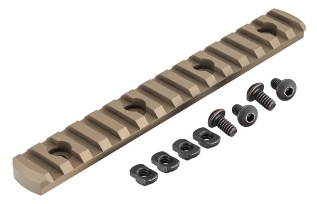 TRYBE Defense Magnite M-Lok Picatinny Rail Section 15 Slots FDE - TRYBE Defense