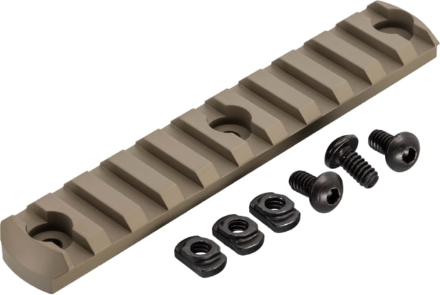 TRYBE Defense Magnite M-Lok Picatinny Rail Section with Lugs - 11 Slots FDE - TRYBE Defense