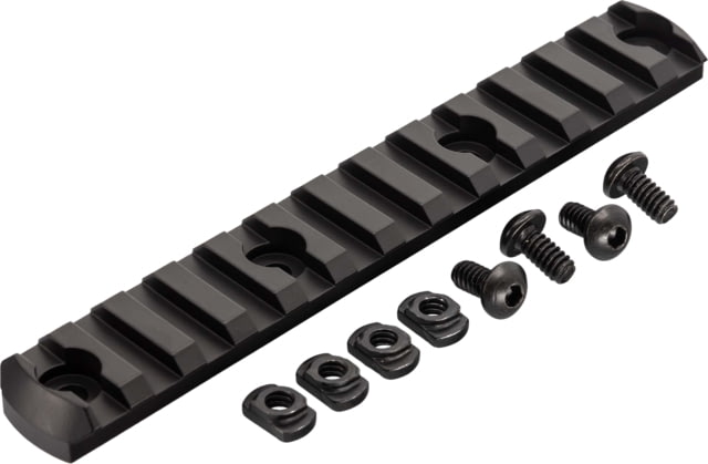 TRYBE Defense Magnite M-Lok Picatinny Rail Section with Lugs - 13 Slots Black
