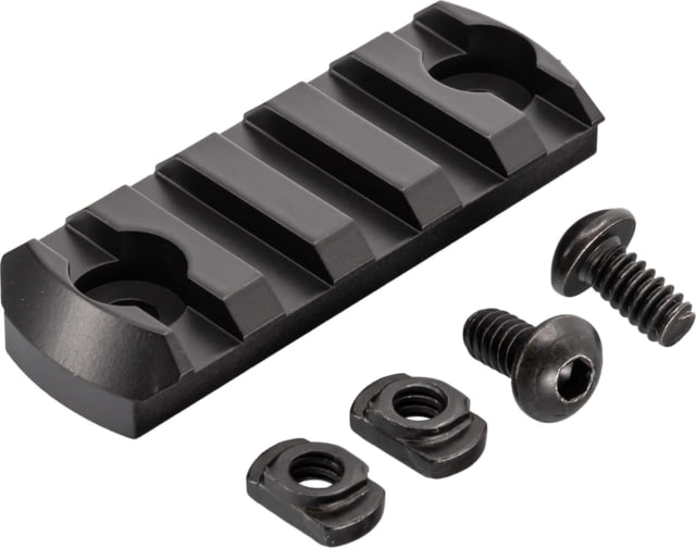 EDEMO TRYBE Defense Magnite M-Lok Picatinny Rail Section with Lugs - 5 Slots Black TRBDMGRAIL5-V2-BL EDEMO1 - Trybe Defense