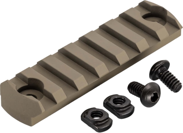 TRYBE Defense Magnite M-Lok Picatinny Rail Section with Lugs - 7 Slots FDE - TRYBE Defense