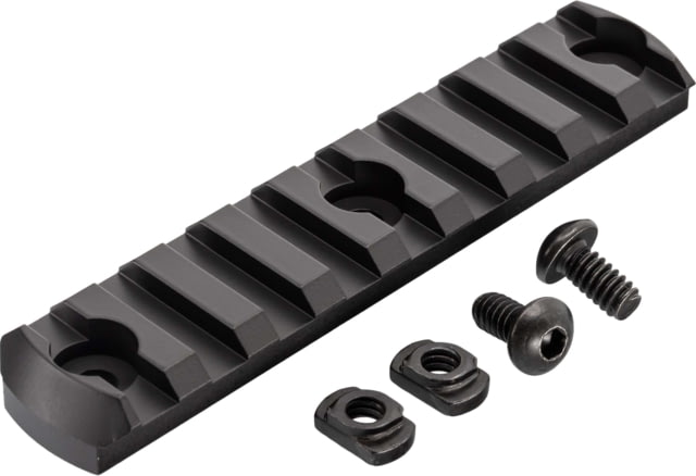 TRYBE Defense Magnite M-Lok Picatinny Rail Section with Lugs - 9 Slots Black - TRYBE Defense