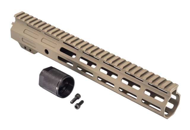DEMO TRYBE Defense Magnite Ultra Function Lightweight Handguard Full Top Rail M-LOK FDE 12in MGHDG-V1-12FR-FDE