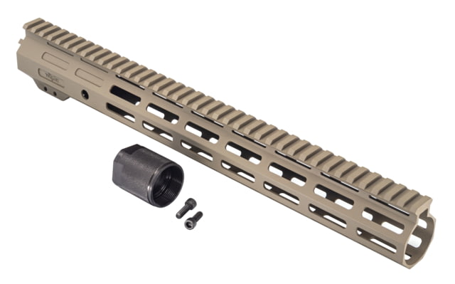 USED TRYBE Defense Magnite Ultra Function Lightweight Handguard Full Top Rail M-LOK FDE 15in MGHDG-V1-15FR-FDE - TRYBE Defense