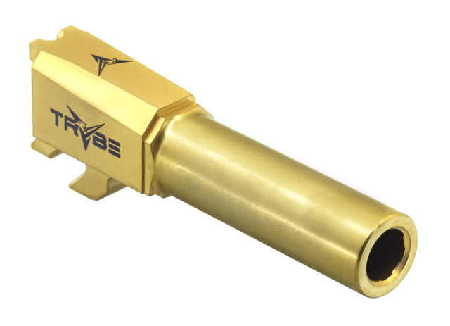 TRYBE Defense Match Grade Non Threaded Pistol Barrel S&W M&P Shield Gold TIN - Trybe Defense