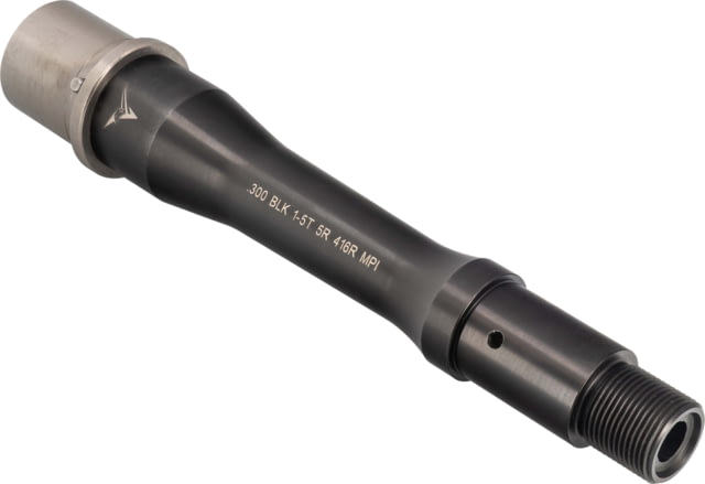 TRYBE Defense Match Series AR-15 .300 AAC Blackout Threaded Barrel 6 in Balance Profile 1/5 Twist 5/8x25 Black Nitride - Trybe Defense