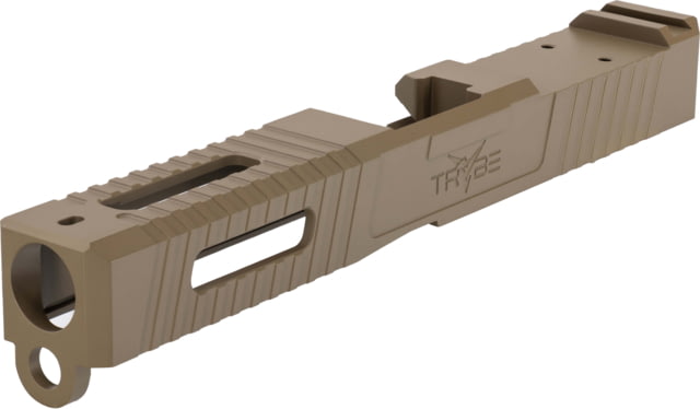 TRYBE Defense Pistol Slide Glock 17 Gen 3 DeltaPoint Pro Cut FDE Cerakote