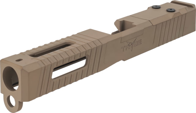 TRYBE Defense Pistol Slide Glock 17 Gen 3 DeltaPoint Pro Cut FDE Cerakote - Trybe Defense