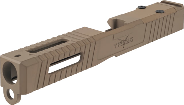 TRYBE Defense Pistol Slide Glock 17 Gen 3 RMR Cut FDE Cerakote - Trybe Defense