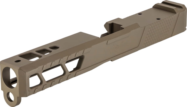 TRYBE Defense Pistol Slide Glock 17 Gen 3 RMR Cut Version 2 FDE Cerakote No Base Plate Included - Trybe Defense