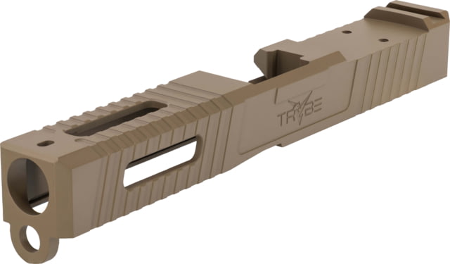 TRYBE Defense Pistol Slide Glock 17 Gen 3 Venom Cut FDE Cerakote - Trybe Defense