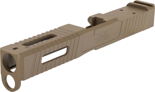 TRYBE Defense Pistol Slide Glock 17 Gen 4 DeltaPoint Pro Cut Version 1 FDE Cerakote - Trybe Defense