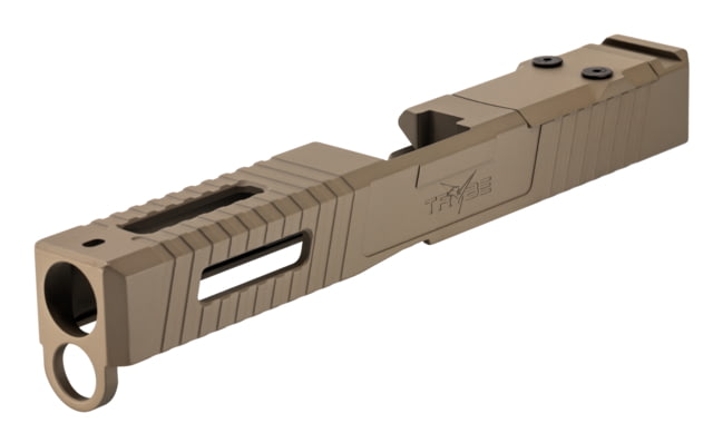 TRYBE Defense Pistol Slide Glock 17 Gen 4 DeltaPoint Pro Cut Version 1 FDE Cerakote - Trybe Defense