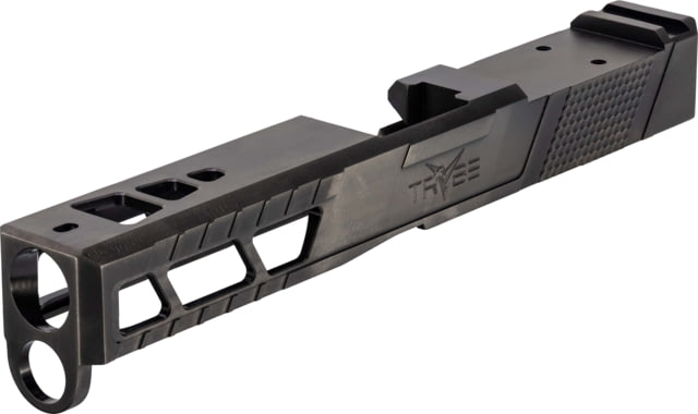 TRYBE Defense Pistol Slide Glock 17 Gen 4 DeltaPoint Pro Cut Version 2 Black Cerakote No Base Plate Included - Trybe Defense