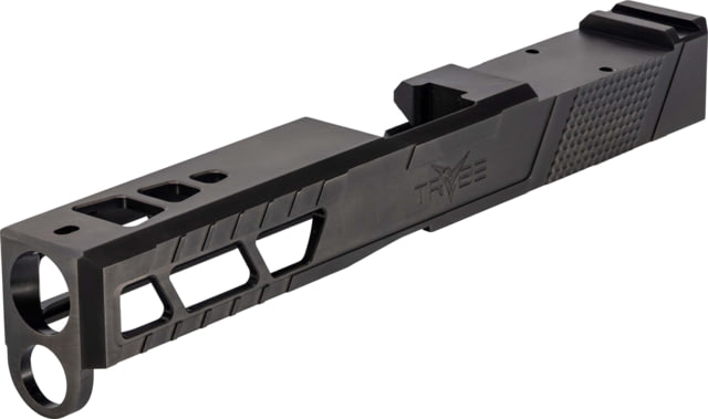 TRYBE Defense Pistol Slide Glock 17 Gen 4 RMR Cut Version 2 Black Cerakote No Base Plate Included - Trybe Defense