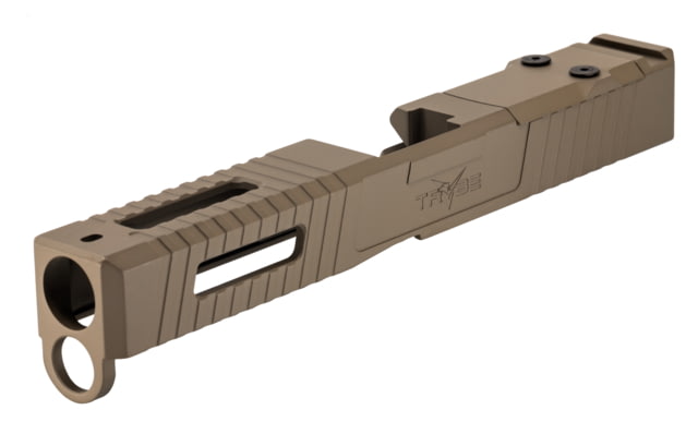 TRYBE Defense Pistol Slide Glock 17 Gen 4 Venom Cut Version 1 FDE Cerakote - Trybe Defense