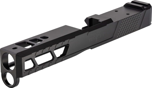 TRYBE Defense Pistol Slide Glock 17 Gen 4 Viper Cut Version 2 Black Cerakote No Base Plate Included - Trybe Defense