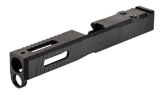 TRYBE Defense Pistol Slide Glock 17 Gen 5 DeltaPoint Pro Cut Version 1 Black Cerakote - Trybe Defense