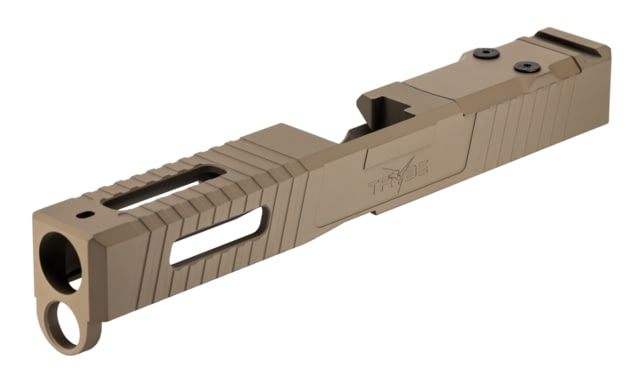 TRYBE Defense Pistol Slide Glock 17 Gen 5 DeltaPoint Pro Cut Version 1 FDE Cerakote - Trybe Defense