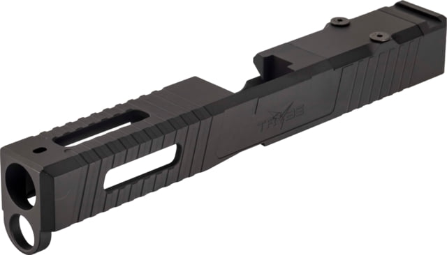 TRYBE Defense Pistol Slide Glock 17 Gen 5 RMR Cut Version 1 Black Cerakote - Trybe Defense