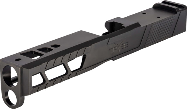 TRYBE Defense Pistol Slide Glock 17 Gen 5 Venom Cut Version 2 Black Cerakote No Base Plate Included - Trybe Defense