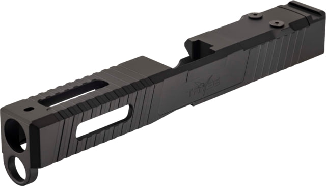 TRYBE Defense Pistol Slide Glock 17 Gen 5 Viper Cut Version 1 Black Cerakote - Trybe Defense