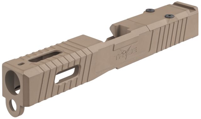 TRYBE Defense Glock 19 Pistol Slide Glock 19 Gen 3 Venom Cut FDE Cerakote - Trybe Defense