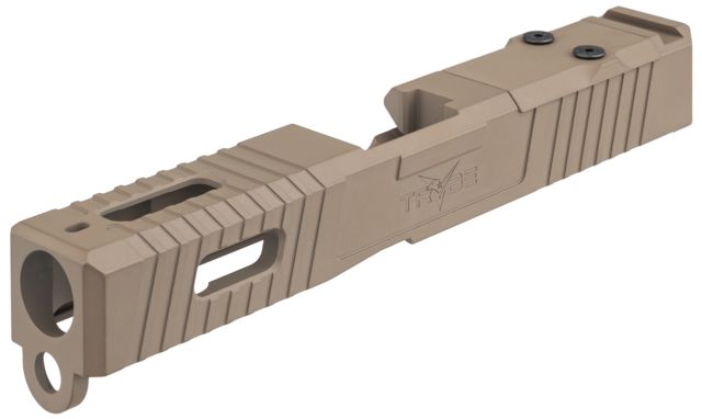 TRYBE Defense Glock 19 Pistol Slide Glock 19 Gen 3 Viper Cut FDE Cerakote - Trybe Defense