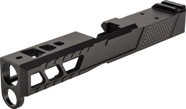 TRYBE Defense Pistol Slide Glock 19 Gen 4 Venom Cut Version 2 Black Cerakote No Base Plate Included - TRYBE Defense