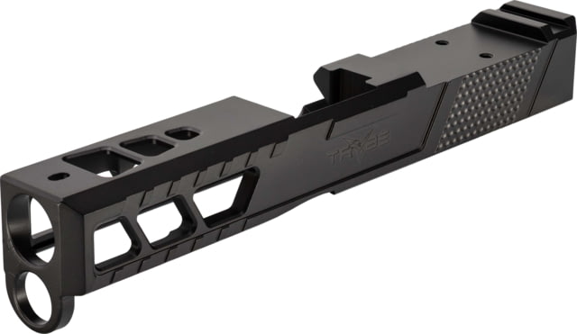 TRYBE Defense Pistol Slide Glock 19 Gen 4 Viper Cut Version 2 Black Cerakote No Base Plate Included - Trybe Defense