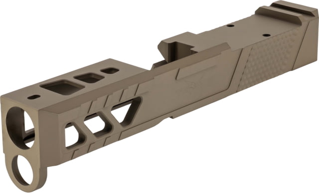 TRYBE Defense Pistol Slide Glock 26 Gen 3/4 RMR Cut Version 2 FDE Cerakote No Base Plate Included - TRYBE Defense