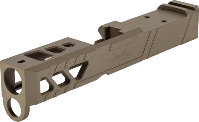 TRYBE Defense Pistol Slide Glock 26 Gen 3/4 Venom Cut Version 2 FDE Cerakote No Base Plate Included - TRYBE Defense