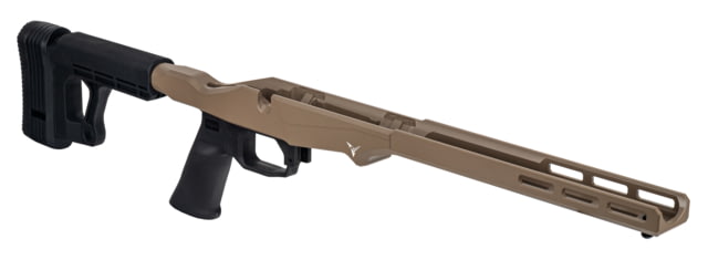 TRYBE Defense R.O.C.S. Rapid Offense Chassis System Ruger American Rifle Short Action FDE - Trybe Defense